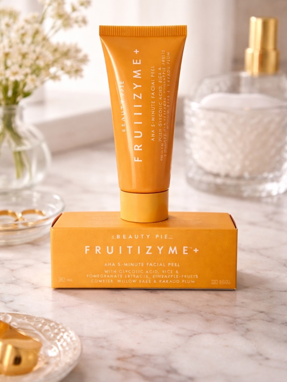 Beauty Pie Fruitizyme+ AHA 5 Facial Peel | Glycolic Acid Brightening 1.01oz